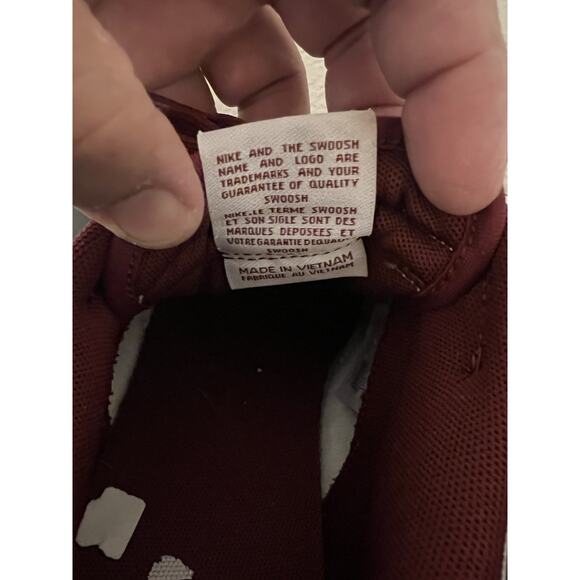 Size 10 Nike Air Dunk Low Retro Team Red Burgundy White DD1391-601 Sneakers Men - Picture 9 of 11